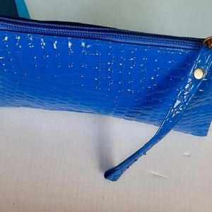 Croc clutch bag